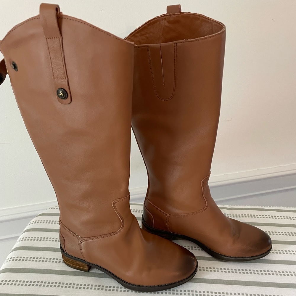 San Edelman Girls Riding Boots Size 12